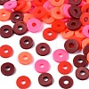 Handmade Polymer Clay Beads Strands CLAY-R089-6mm-T02B-20-2