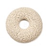 Natural Lava Rock Disc Big Pendants G-M203-07-01-1