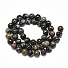 Natural Llanite Beads Strands X-G-R485-12-8mm-2
