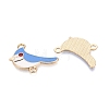 Alloy Enamel Connector Charms PALLOY-Q467-02G-02-2