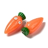 Cartoon Opaque Resin Vegetable Pendants CRES-B018-09-2