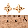 Brass Connector Charms KK-CBAB2E2-01G-3