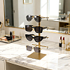 4-Tier 201 Stainless Steel Sunglasses Tower Display Stands ODIS-WH0086-221A-2