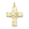 Rack Plating Eco-Friendly Brass Pendants X-KK-Z036-03G-1