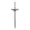 316 Surgical Stainless Big Steel Pendants STAS-A123-06AS-1
