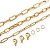 Yilisi DIY Stainless Steel  Chain Necklaces & Bracelets MakingKits DIY-YS0001-23G-14