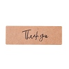 Rectangle Thank You Theme Paper Stickers DIY-B041-33B-3