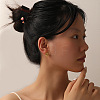 304 Stainless Steel Flower Stud Earrings for Women WGCA36C-01-2