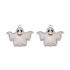 Halloween Theme Rack Plating Luminous Alloy Enamel Pendants ENAM-N056-238P-3