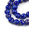 Baking Paint Glass Beads Strands DGLA-N010-10mm-05-3