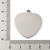 Non-Tarnish Valentine's Day 201 Stainless Steel Pendants STAS-L079-24P-04-3