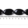 Natural Black Gemstone Beads Strands G-Q164-A01-01-5