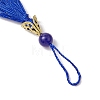 Polyester Tassel Pendant Decoration HJEW-JM03005-03-4