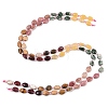 Natural Green Spot Jasper & Mookaite & Picture Jasper & Rhodonite & Lemon Jade Beads Strands G-Z135-A09-3