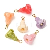 Dyed Synthetic Coral Pendants GG-CBAC295-02G-1
