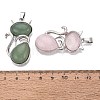 Natural & Synthetic Mixed Gemstone Pendants GG-N001-03P-3