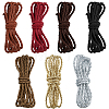 7 Strands 7 Colors Braided PU Leather Cords WL-FH0001-01-1