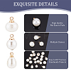 90Pcs 3 Style  ABS Plastic Imitation Pearl Charms KK-FH0004-16-4