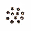 Tibetan Style Alloy Spacer Beads TIBEB-S039-019R-NR-2