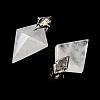 Natural Quartz Crystal Pendants G-K338-10AS-06-2