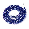 Baking Electroplate Glass Beads Strands DGLA-A039-J2mm-B25-2