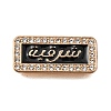Alloy Rhinestone Enamel Beads FIND-E049-03KCG-1