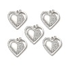 Brass Micro Pave Cubic Zirconia Pendants KK-E068-VB171-3