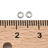 Tarnish Resistant 304 Stainless Steel Open Jump Rings X-STAS-Q186-02-3x0.6mm-4