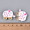 Printed Opaque Resin Beads RESI-N043-06A-4