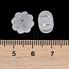 Frosted Transparent Acrylic Beads X1-OACR-P029-03B-06-4