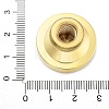 Golden Tone Wax Seal Brass Stamp Heads STAM-P002-01G-06-3