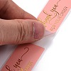 Hot Stamping Self-Adhesive Paper Gift Tag Youstickers DIY-A023-02B-5