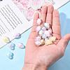 50Pcs 5 Colors Transparent Acrylic Beads TACR-CC0001-02-7