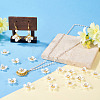 80Pcs Resin Bead Caps KY-TADJ0001-11-7