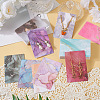  100Pcs 10 Styles Hot Stamping Cardboard Paper Jewelry Display Cards CDIS-TA0001-17-6