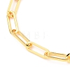 Brass Paperclip Chain Necklaces NJEW-JN03129-02-3