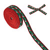 10Yards Polyester Flower Ribbon OCOR-TA0003-63B-3