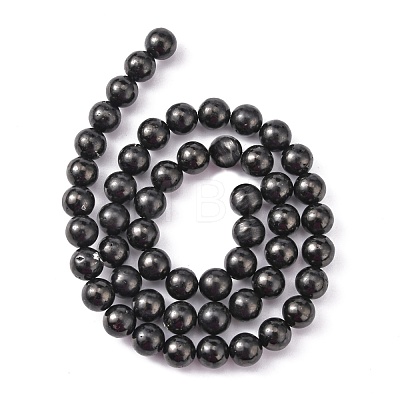 Natural Coal Quartz Beads Strands X-G-N141-6-1