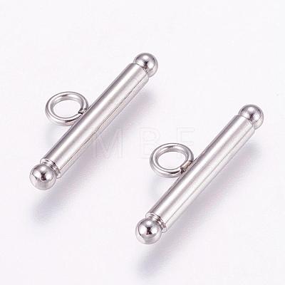 304 Stainless Steel Toggle Clasps STAS-K148-01P-1