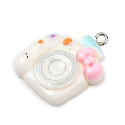 Opaque Resin Pendants RESI-I351-02P-1