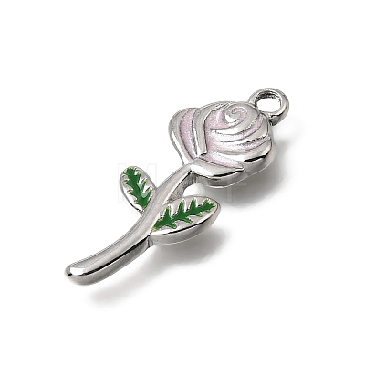 304 Stainless Steel Pendants STAS-N108-107P-02-1