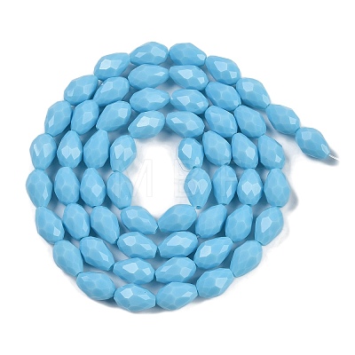 Opaque Solid Color Beads Strands EGLA-N013-P8mm-D10-1