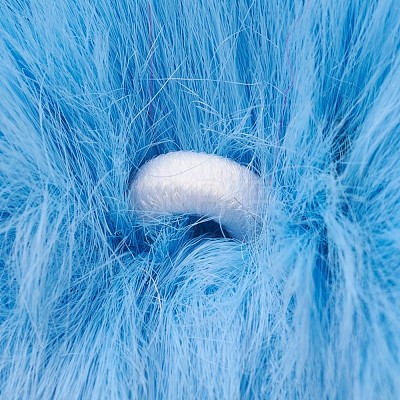 Handmade Faux Rabbit Fur Pom Pom Ball Covered Pendants WOVE-F020-A-1