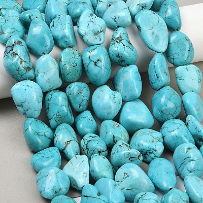 Natural Magnesite Beads Strands G-K244-05B-1