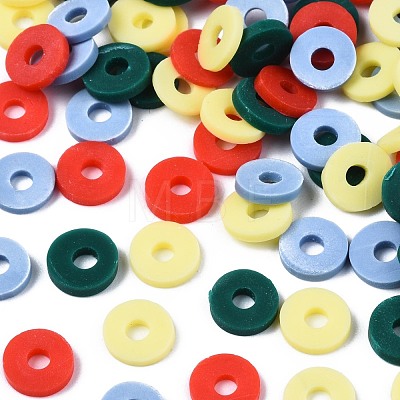 Handmade Polymer Clay Beads CLAY-T019-02B-22-1