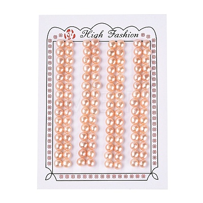 Grade 3A Natural Cultured Freshwater Pearl Beads PEAR-N018-3A-5560B-1
