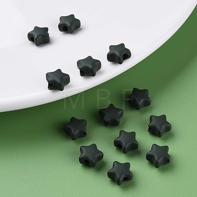 Spray Painted Acrylic Beads MACR-S373-45-O01-1