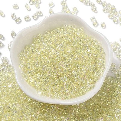 AB Color Plated Glass Seed Beads SEED-L011-06B-05-1