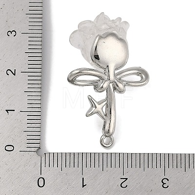 Platinum Alloy Resin Pendants FIND-U017-07P-02-1