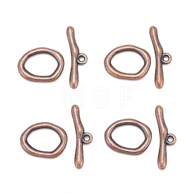 Alloy Toggle Clasps PALLOY-G014-R-1